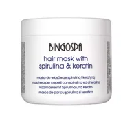 Maski do włosów - BingoSpa Maska do włosów ze spiruliną i keratyną - Hair Mask With Keratin And Spirulina Maska do włosów ze spiruliną i keratyną - Hair Mask With Keratin And Spirulina - miniaturka - grafika 1