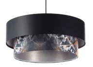 Lampy stojące - Czarna marmurkowa lampa wisząca nad stół - 4X S422 R9-E31 - miniaturka - grafika 1
