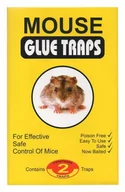 Zwalczanie i odstraszanie szkodników - Pułapka Klejowa Na Myszy Klej Mouse Glue Traps 2 Sztuki - miniaturka - grafika 1