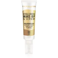 Podkłady do twarzy - Dermacol Hyaluron Make-Up & Serum podkład 25 g dla kobiet 04 Tan - miniaturka - grafika 1