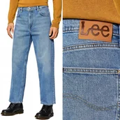 Spodnie męskie - Lee ASHER LOOSE STRAIGHT Mid Soho PROSTE LUŹNE BLUE ORGANIC DżINS W33 L32 - miniaturka - grafika 1