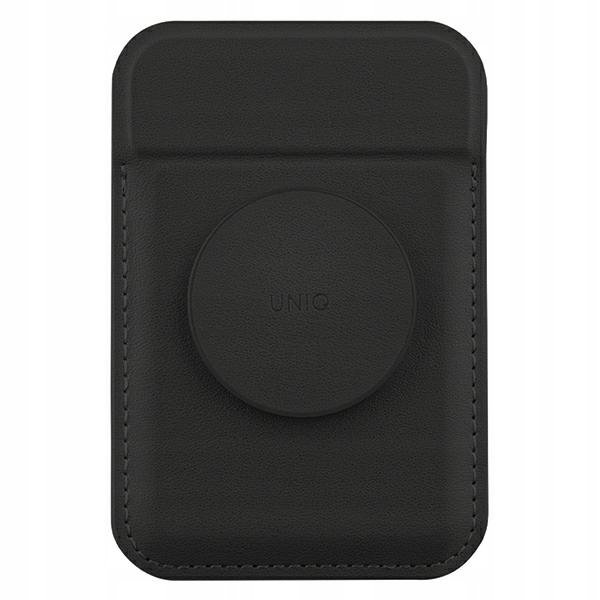 Uniq Flixa portfel magnetyczny MagSafe, uchwyt, podstawka (czarny)