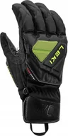 Rękawice narciarskie - Leki LEKI RĘKAWICE WCR C-Tech 3D black-lemon 7.5 - miniaturka - grafika 1