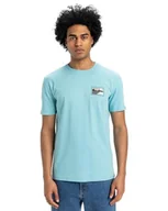 Koszulki męskie - Quiksilver T-shirt męski niebieski M - miniaturka - grafika 1