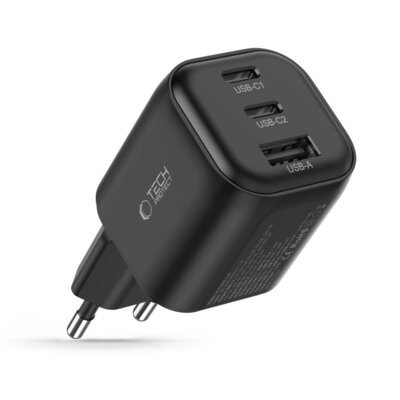 Ładowarka sieciowa TECH-PROTECT NCA100W PD 3.2 100W Czarny ładowarka do telefonu USB, USB-C