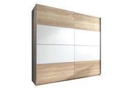 Inne meble do salonu - Szafa Beta 18 2D 221X210 Dąb Sonoma / Biały - miniaturka - grafika 1