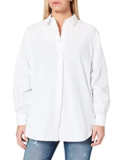 Bluzki damskie - Only Onlnora New L/S Shirt WVN Noos Bluzka damska, biały, S - grafika 1
