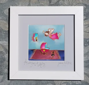 Anioł stróż - Pamiątka Chrztu Świętego - miniaturka - grafika 1