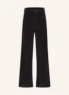 Moda i Uroda OUTLET - S.Oliver Red Spodnie Sztruksowe Relaxed Fit schwarz - miniaturka - grafika 1