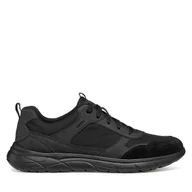 Sneakersy męskie - Sneakersy Geox U Portello U46E1A 0EK11 C9999 Czarny - miniaturka - grafika 1