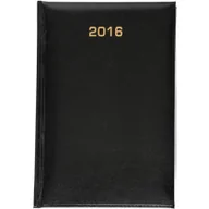 Kalendarze - Aniew Kalendarz książkowy 2017 A5 Baladek czarny - miniaturka - grafika 1