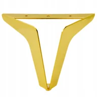 Meble modułowe i akcesoria - Noga meblowa Loft złoty chrom Nóżka wys. 15 cm glamour do sof narożników - miniaturka - grafika 1