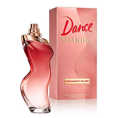 Shakira Perfumes - Dance Midnight Muse - Woda toaletowa dla kobiet - Długotrwała - Kobieta, romantyczna i urocza fragancja - Kwiatowe, Owocowe i Nuty Waniliowe - Idealna na Dzień Wear - 80 ml