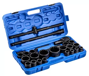 Klucze Nasadowe Udarowe 3/4" + 1" 12-kątne 26 el TRADE HOUSE - Klucze pneumatyczne - miniaturka - grafika 3