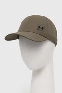 Czapki męskie - Under Armour czapka z daszkiem Iso Chill Armourvent kolor zielony gładka - miniaturka - grafika 1