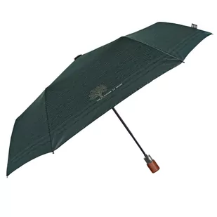 Parasol męski Perletti Green Two Tone półautomatyczny składany zielone paski - Parasole - miniaturka - grafika 1