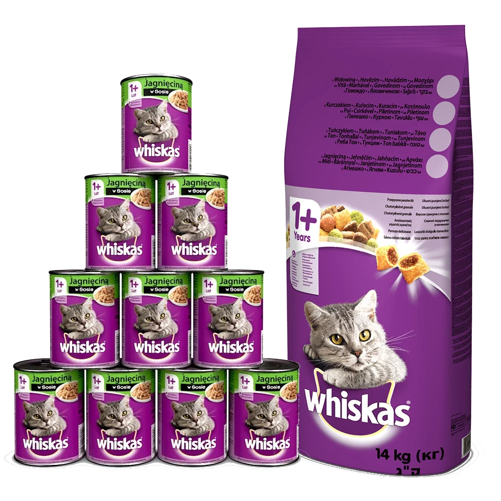 Whiskas Adult z kurczakiem 14 kg