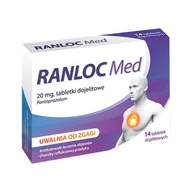 Układ pokarmowy - RADA sp.j. BLISTEX Polska Ranloc Med 20 mg 14 tabletek 8626722 - miniaturka - grafika 1