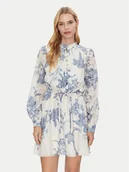 Sukienki - Guess Sukienka koktajlowa W5GK07 WH4K2 Kolorowy Regular Fit - miniaturka - grafika 1