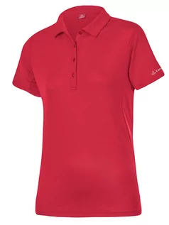Koszulki sportowe damskie - Löffler Funkcyjna koszulka polo w kolorze czerwonym - grafika 1