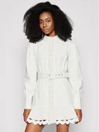 Sukienki - Silvian Heach Sukienka koszulowa Kiuba PGP21110VE Biały Regular Fit - miniaturka - grafika 1