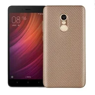 Etui i futerały do telefonów - NoName Etui Carbon Fiber Xiaomi Note 4/4X złoty /gold - miniaturka - grafika 1