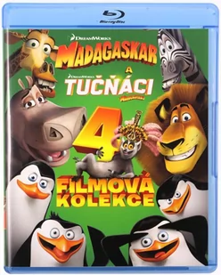 Kolekcja Madagaskar 1-3 / Pingwiny z Madagaskaru - Filmy animowane Blu-Ray - miniaturka - grafika 1