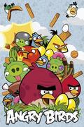 Plakaty - plakat ANGRY BIRDS - COLLAGE - miniaturka - grafika 1