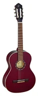 Gitary klasyczne - Ortega R121-1/4 gitara koncertowa 1/4 z luksusowym futerałem Gig Bag, kolor: bordowy, wykończenie: wysoki połysk R121-1/4WR - miniaturka - grafika 1