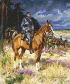 Pasmanteria - Zestaw Do Haftu - Piłsudski Na Kasztance - miniaturka - grafika 1