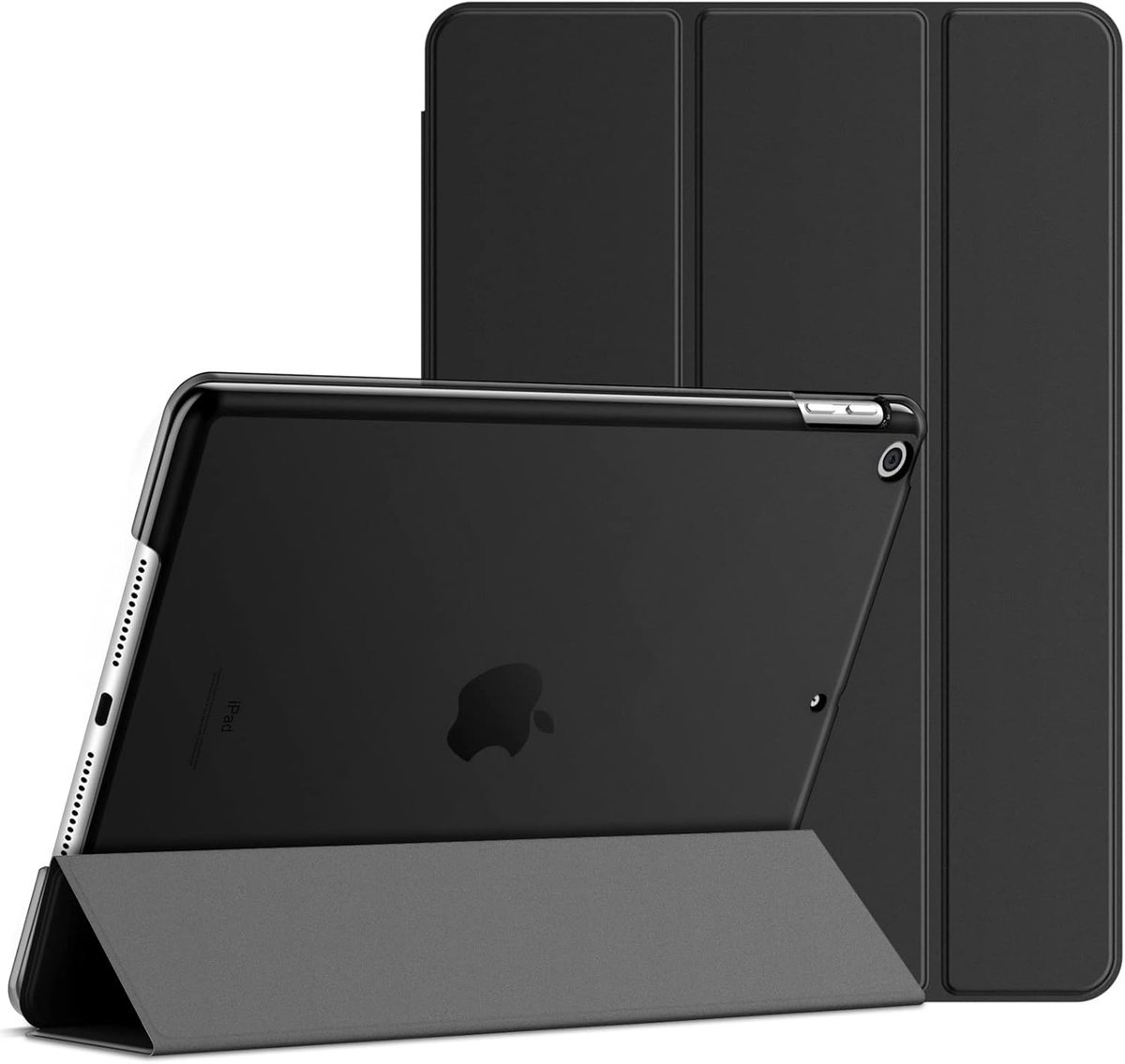 JETech Etui dla iPad (9,7 Cala, Modelu 2018/2017, 6./5. Generacji), Smart Cover Automatyczne Budzenie/Usypianie (Czarny)