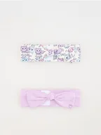 Ozdoby do włosów - Reserved - Opaska na głowę Koci Domek Gabi 2 pack - różowy - miniaturka - grafika 1