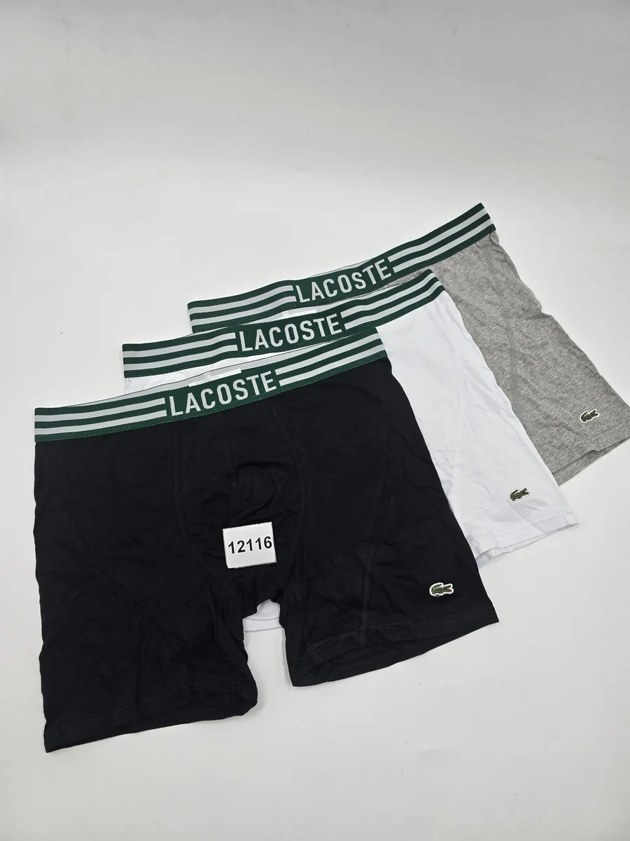 Męskie bokserki bawełniane LACOSTE rozmiar XXXL trzy pary ...12116…w17