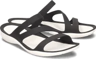 Klapki i japonki damskie - Crocs Crocs Swiftwater - Klapki Damskie - 203998 BLACK/WHITE 41/42 - miniaturka - grafika 1