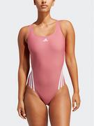 Stroje kąpielowe - adidas Strój kąpielowy adidas 3-Stripes Swimsuit IB5993 Różowy - miniaturka - grafika 1