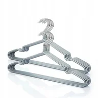 Wieszaki i stojaki - Wieszaki Metalowe Ubraniowe Ubrania Powlekane 20X - miniaturka - grafika 1