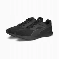 Sneakersy męskie - Sneakersy Męskie Lekkie Sportowe Czarne Puma Transport 377028 05 R-43 - miniaturka - grafika 1
