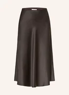 Spódnice - Juvia Spódnica Satynowa Fleur braun - miniaturka - grafika 1