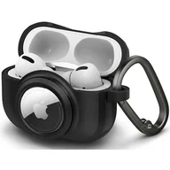 Akcesoria do słuchawek - Etui Spigen Tag Armor Duo Airpods Pro 1 / 2 & Airtag Black - miniaturka - grafika 1