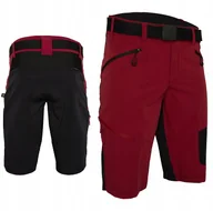 Spodenki rowerowe - Spodenki rowerowe Silvini Rango Pro Mtb Enduro merlot red black M - miniaturka - grafika 1
