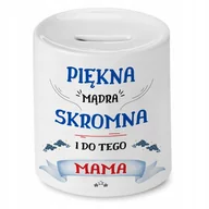 Skarbonki - Skarbonka Dla Mamy na Dzień Mamy Urodziny Prezent z Nadrukiem ze Zdjęciem - miniaturka - grafika 1