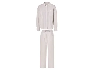 esmara® Piżama damska z bawełny (Beżowy/ biały, XS (32/34)) - Piżamy damskie esmara® Piżama damska z bawełny (Beżowy/ biały, XS (32/34)) - Piżamy damskie - miniaturka - grafika 1