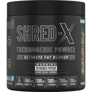 Applied Nutrition - Shred-X Powder, Sour Gummy Bear, Proszek, 300g - Produkty specjalne dla sportowców - miniaturka - grafika 1