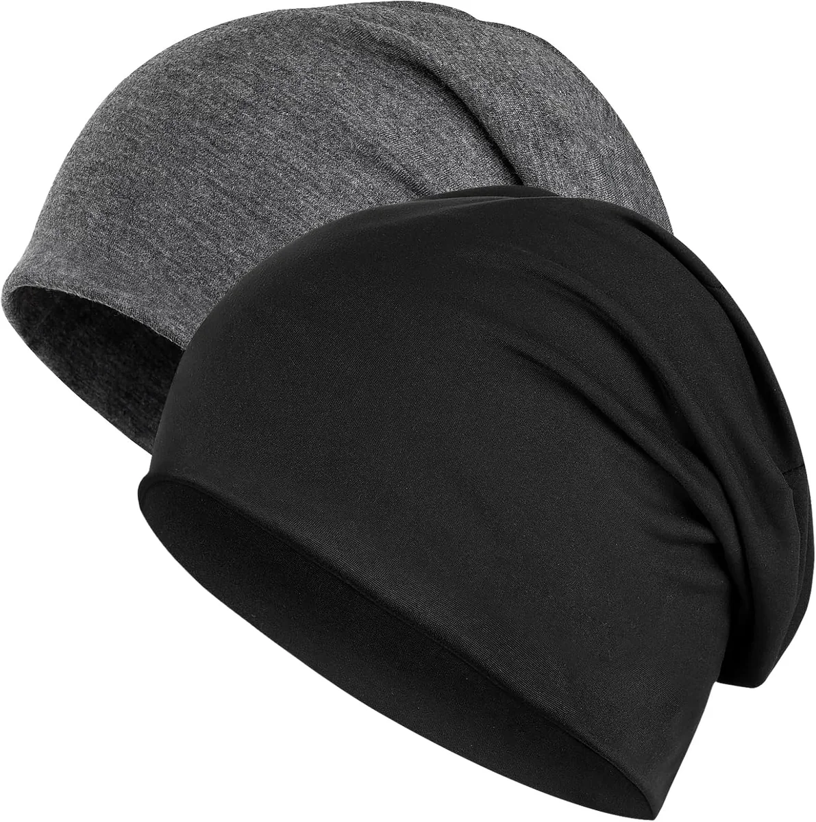 CZAPKA 2 SZTUKI CZAPKI ZIMOWE BAWEŁNIANE DZIANINOWE OCIEPLANE UNISEX