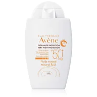 Kremy do twarzy z filtrem - Avene Fluid mineralny SPF50+ do skóry nadwrażlwiej 40 ml - miniaturka - grafika 1