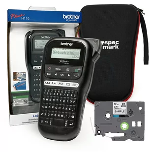 Drukarka Brother PT-H110 w walizce dla elektryków | KUP z zamiennikami i oszczędzaj! - ZADZWOŃ 730 811 399 PROMOCJA! - Drukarki kart i etykiet - miniaturka - grafika 1
