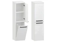 Szafki łazienkowe - Słupek Łazienkowy ATHOS 35 2D K P- Uchwyt Czarny Mat - miniaturka - grafika 1