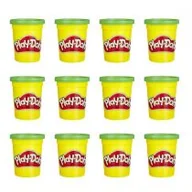 Masy plastyczne - Hasbro Play-Doh Ciastolina Tuby uzupełniające 12-pak Zielony E4828 p7 - miniaturka - grafika 1