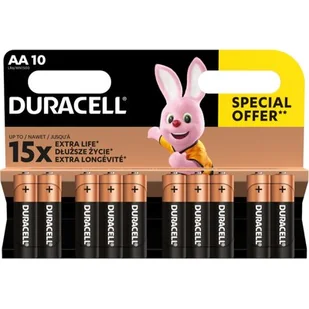 Baterie alkaliczne DURACELL Basic AA 10 szt. - Baterie i akcesoria - miniaturka - grafika 1