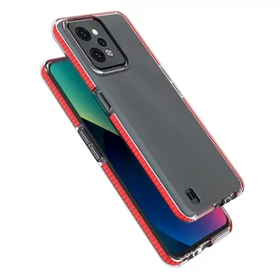 Spring Case etui Realme C31 silikonowy pokrowiec z ramką czarne - Etui i futerały do telefonów - miniaturka - grafika 4